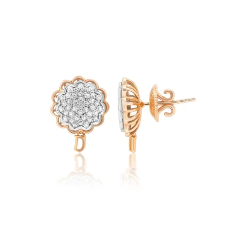 Aurelle Bloom Diamond Studs