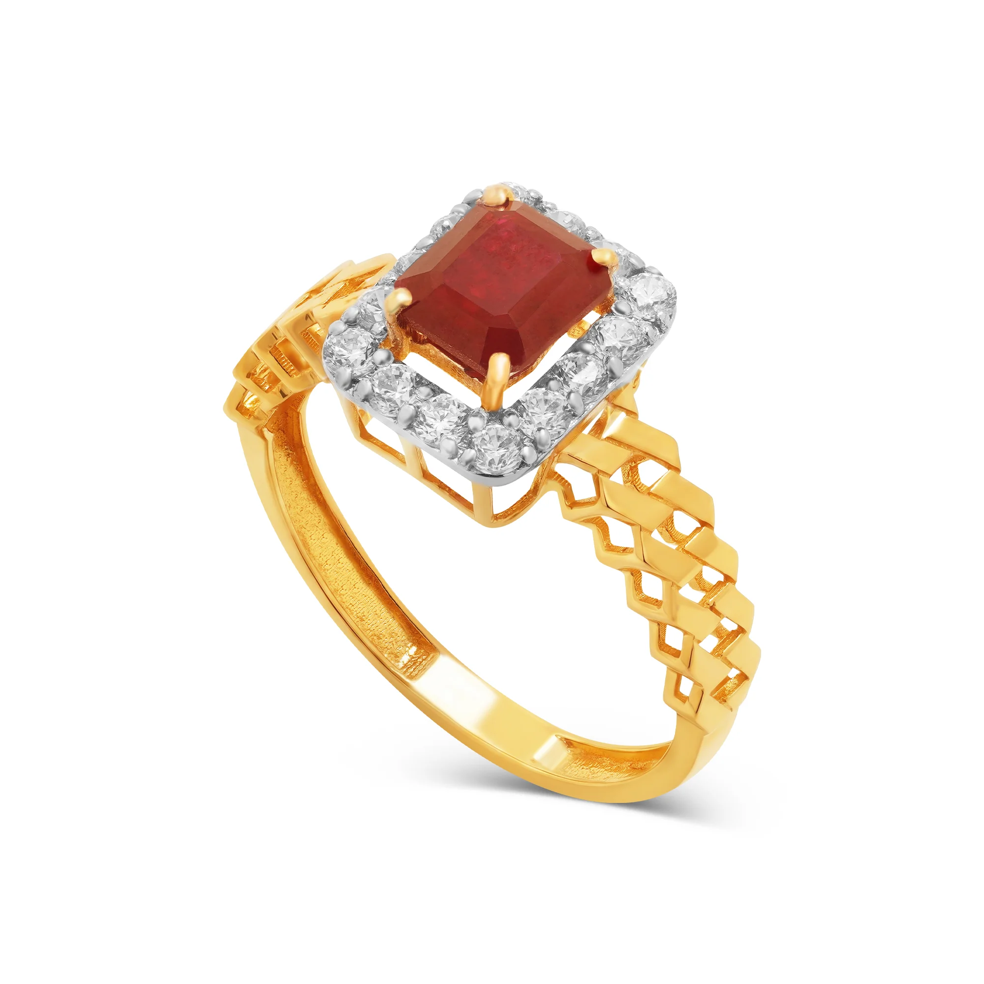 Gemstone Ring in 21K gold