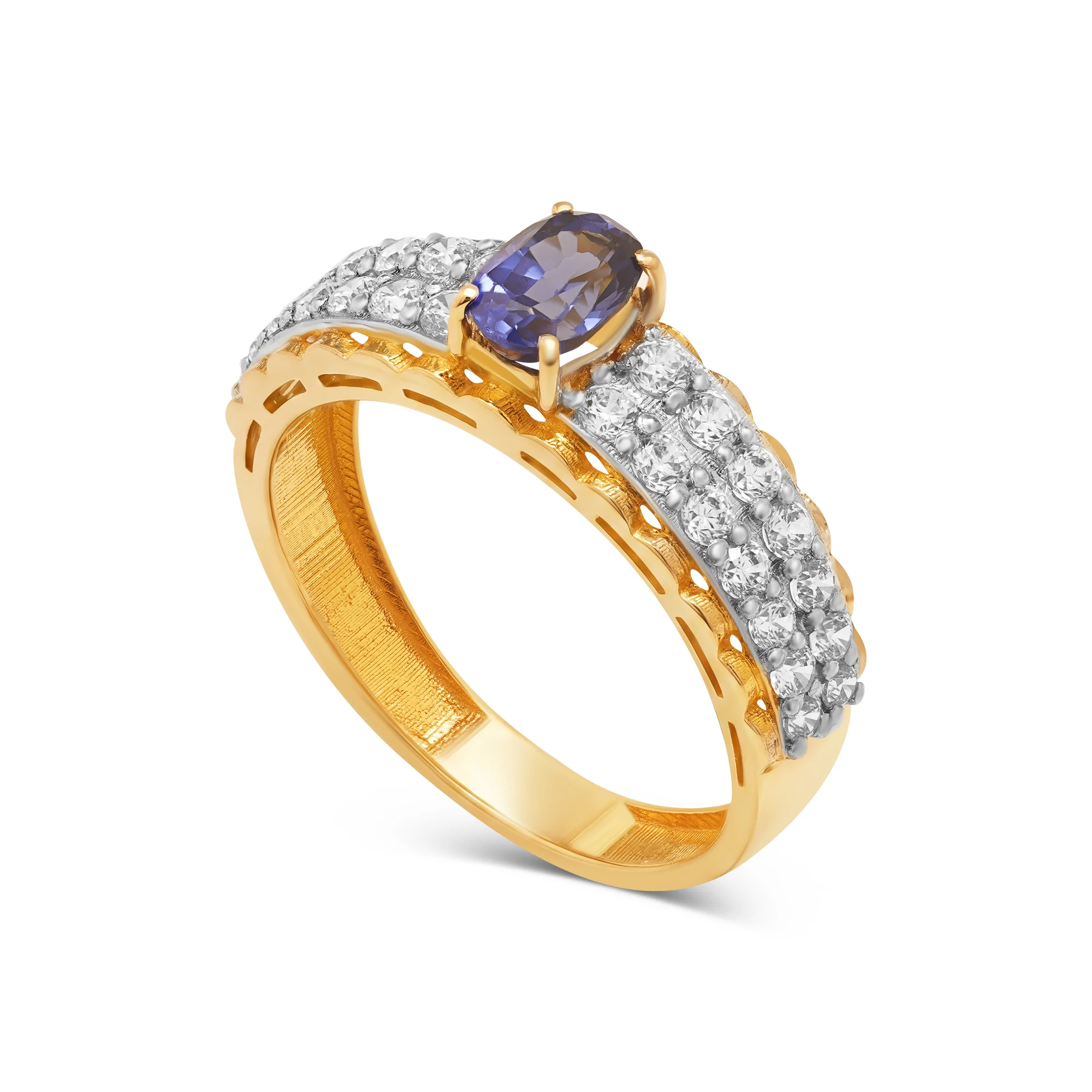 Solitaire Ring in 21K gold